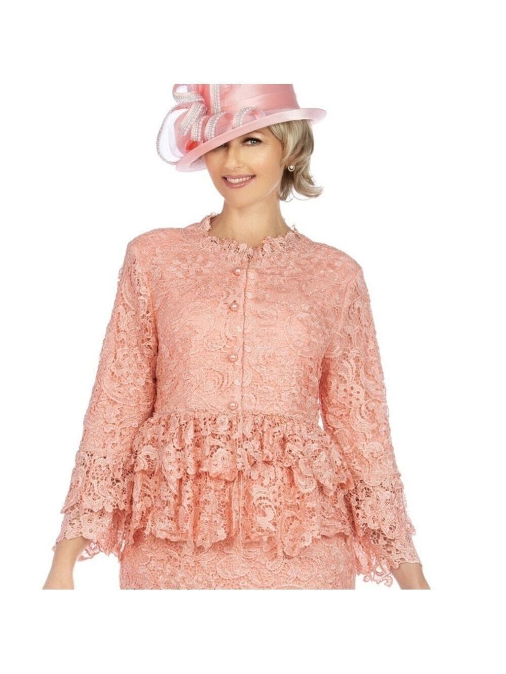 Giovanna Button Up Lace Cardigan Sweater Evening Wear